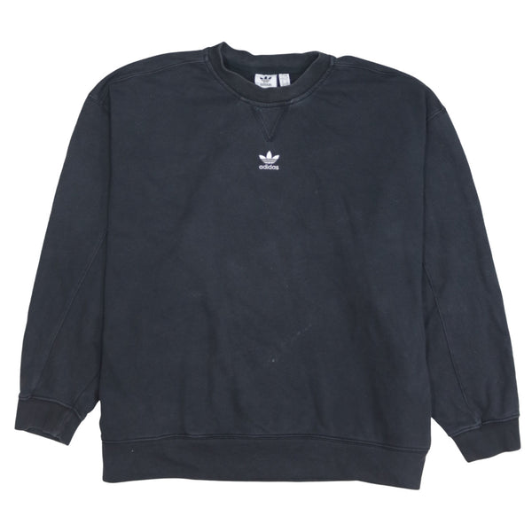 Adidas 90's Lightweight Crew Neck Sweatshirt Large Black