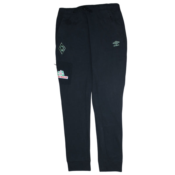 Umbro 90's Elasticated Waistband Drawstrings Casual Joggers / Sweatpants Large Black