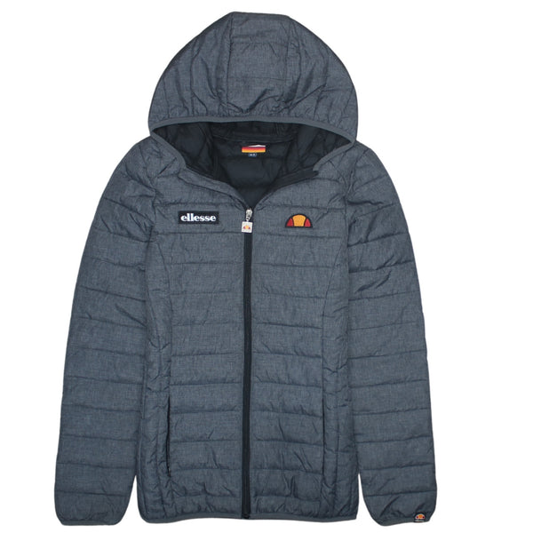 Ellesse 90's Lightweight Full Zip Up Puffer Jacket Small  Grey