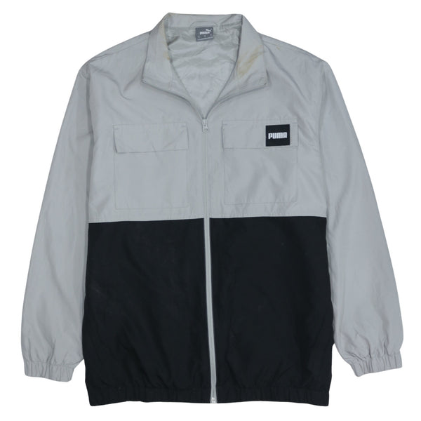 Puma Vintage 90's Lightweight Black Windbreaker, Medium Size