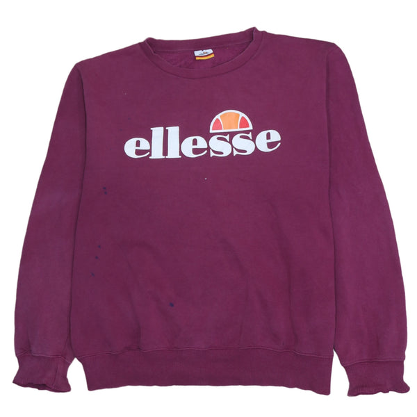 Ellesse 90's Spellout Crew Neck Sweatshirt XXLarge  Purple