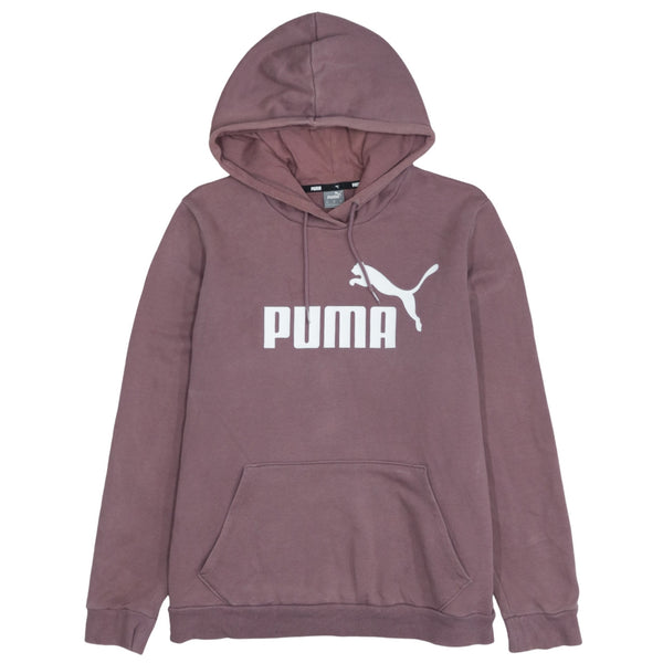 Puma 90's Spellout Pink Hoodie XLarge Vintage Retro Style