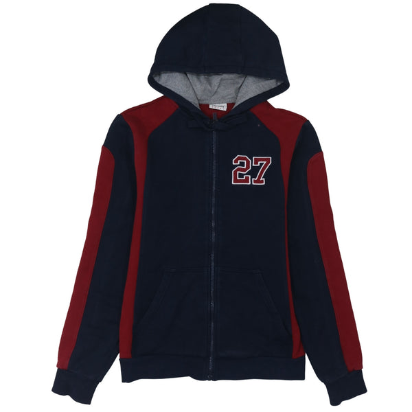 Lacoste 90's Lightweight Full Zip Up Hoodie Small  Navy Blue