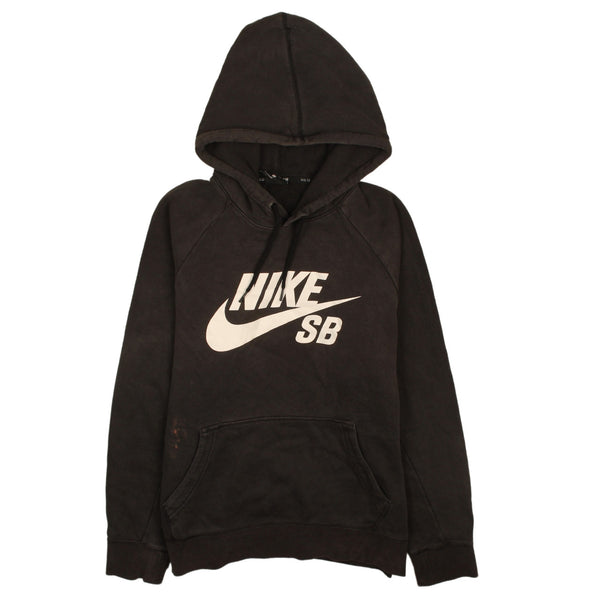 Nike 90's Black Spellout Middle Swoosh Hoodie Men's Medium