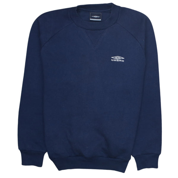 Umbro 90's Lightweight Crew Neck Sweatshirt Medium Navy Blue