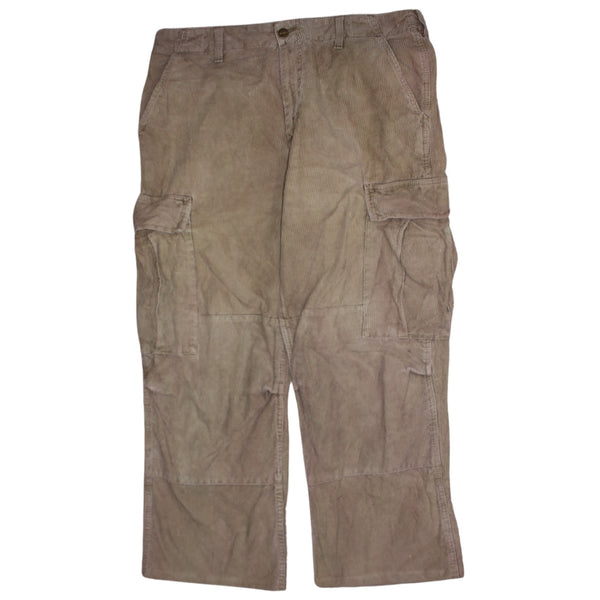Carhartt 90's Cargo Pockets Straight Leg Baggy Jeans / Pants 34 Brown