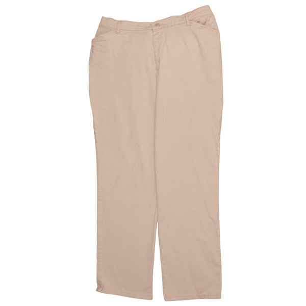 Lee Men's 90's Vintage Straight Leg Baggy Trousers Medium Beige
