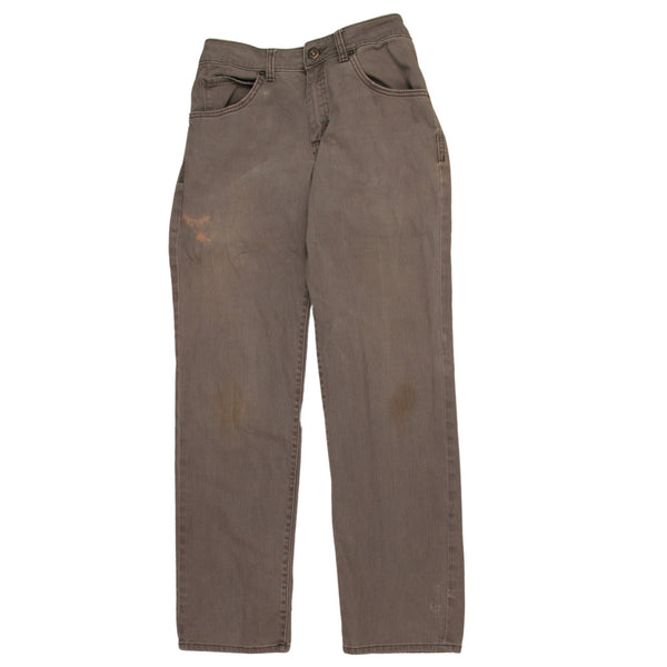 Lee Men's 90s Grey Baggy Straight Leg Pants, 32" Waist - Vintage Style