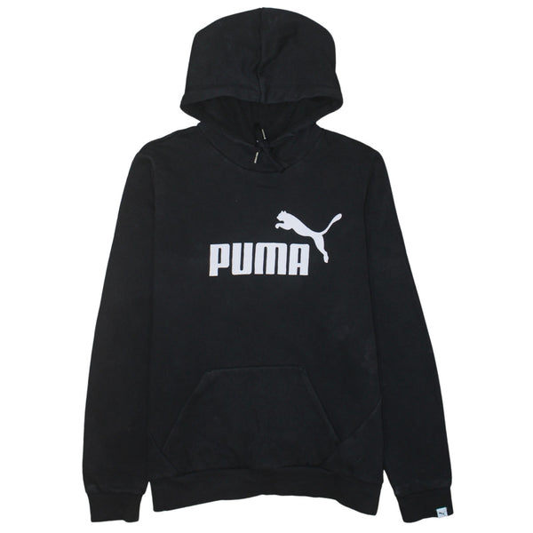 Puma 90's Spellout Pullover Hoodie Medium Black