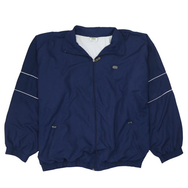Lacoste 90's Navy Blue Full Zip Lightweight Windbreaker Men's XL