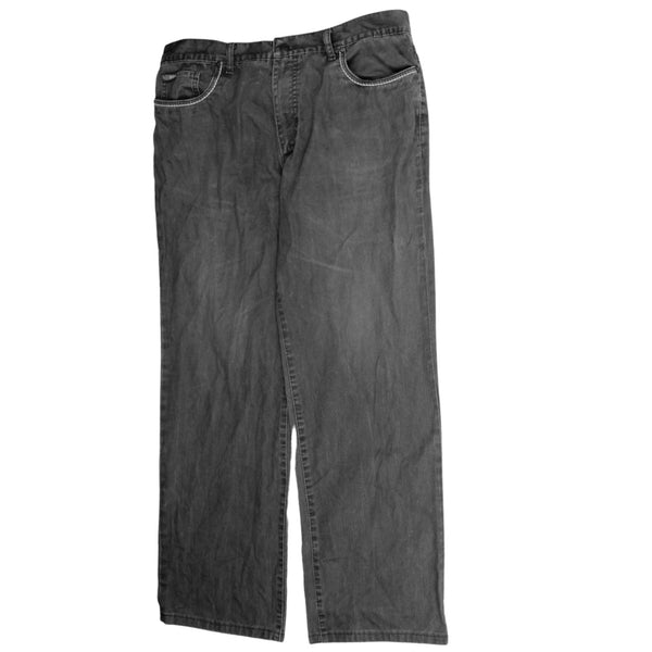 Lee 90's Vintage Baggy Grey Trousers Pants Men's 38 Straight Leg