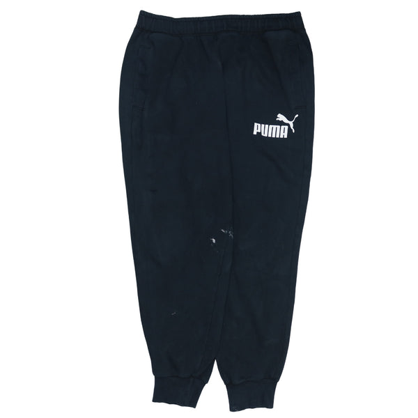 Puma Black 90's Joggers XLarge Elasticated Waistband Drawstrings