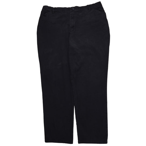 Lee Men’s Medium 90’s Vintage Black Baggy Straight Leg Trousers