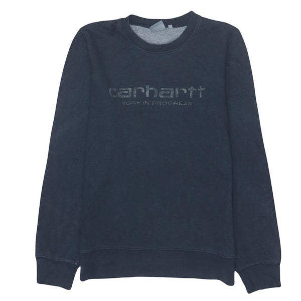 Carhartt 90's Spellout Crew Neck Sweatshirt XSmall Black