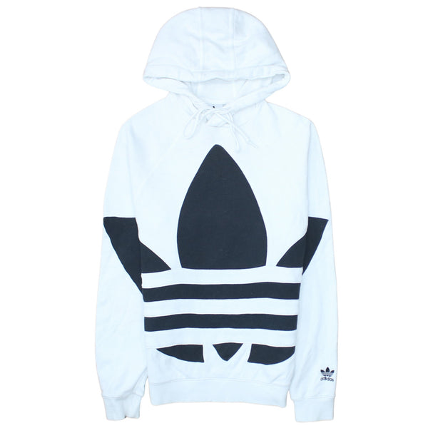 Adidas 90's Plain Pullover Hoodie XSmall White