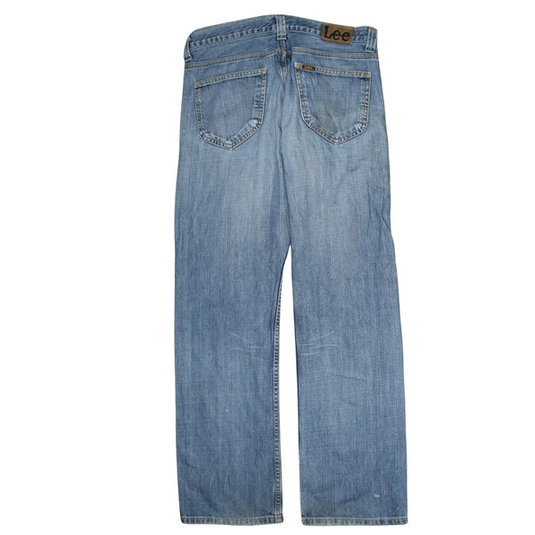 Lee 90's Lightwash Straight Leg Baggy Jeans / Pants 34 Blue