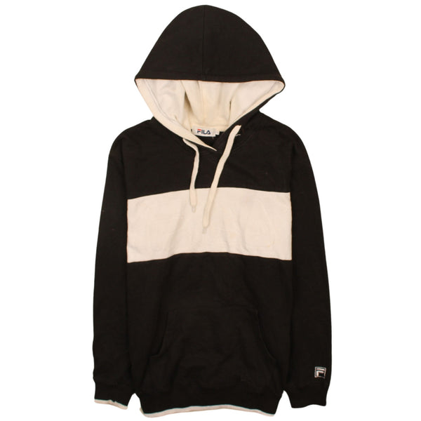 Fila 90's Sportswear Pullover Hoodie Large Black