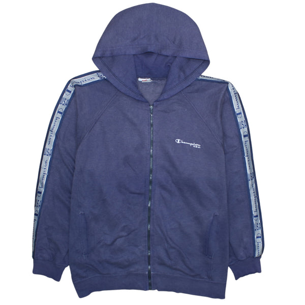 Vintage Champion 90s Purple Full Zip Lightweight Hoodie XXL Men’s