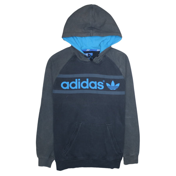Adidas 90's Spellout Pullover Hoodie Medium Black