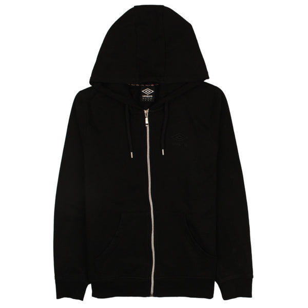 Umbro 90's Vintage Black Sportswear Zip Up Hoodie Medium