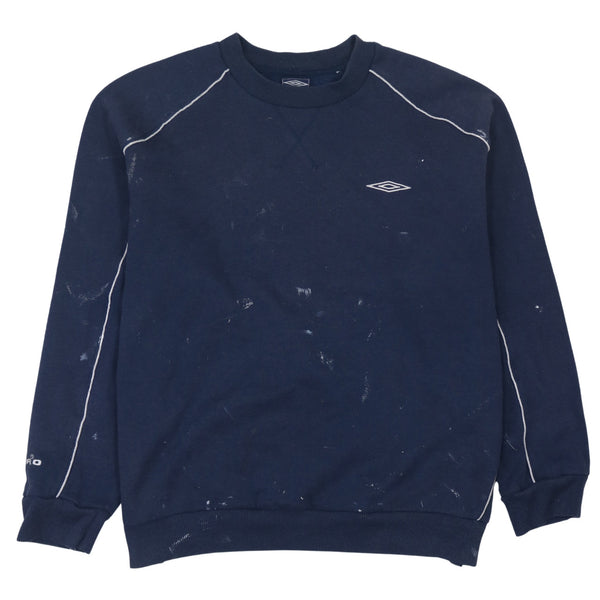 Umbro 90's Heavyweight Crew Neck Sweatshirt XXLarge (2XL) Navy Blue