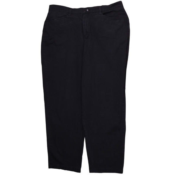 Lee 90's Straight Leg Baggy Trousers / Pants 32 Black