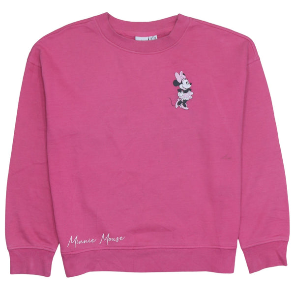 Vintage 90's Disney Minnie Mouse Pink Sweatshirt XSmall Cotton Crew