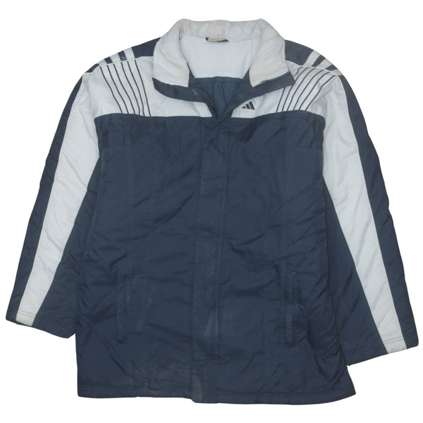 Adidas 90's Retro Navy Blue Lightweight Windbreaker - Men's Large