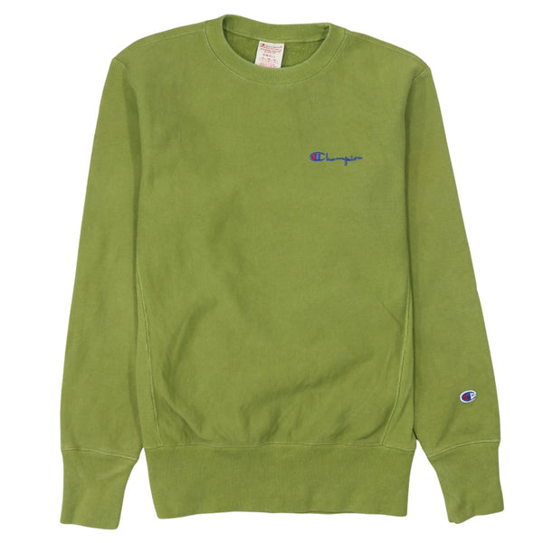 Champion 90's Lightweight Crew Neck Sweatshirt Small Green