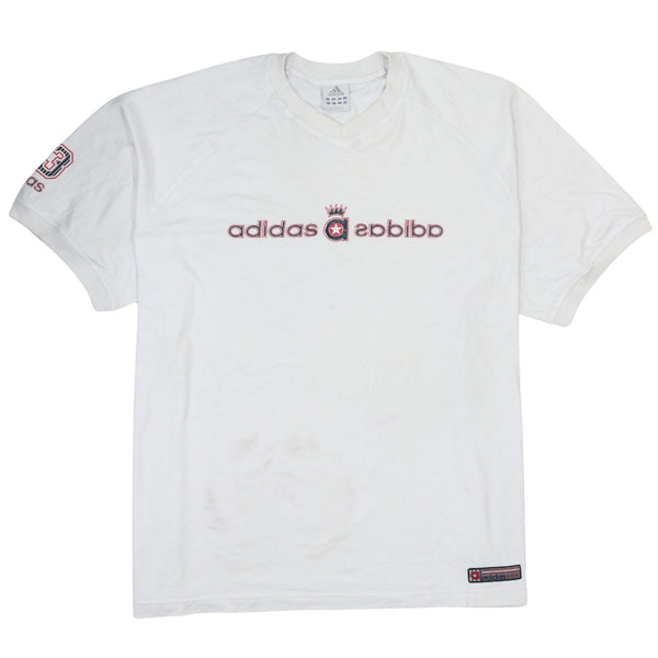 Adidas 90's Spellout Short Sleeve T-Shirt XXLarge White