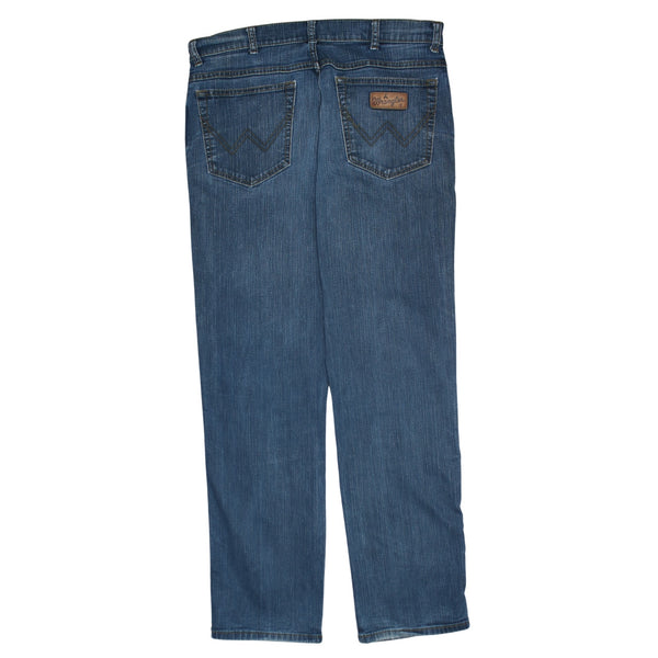Wrangler 90's Lightwash Straight Leg Baggy Jeans / Pants 36 Blue