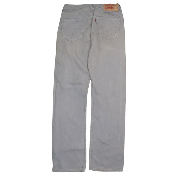 Levi's 90's 501 Straight Leg Baggy Trousers / Pants 32 Grey