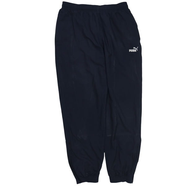 Puma 90's Rib Cuff Casual Joggers / Sweatpants Medium Navy Blue