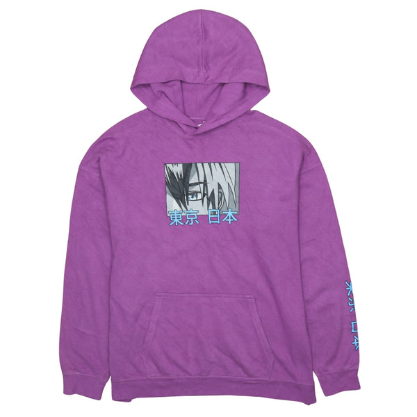H&M 90's Drawstring Pockets Pullover Hoodie XXLarge  Purple