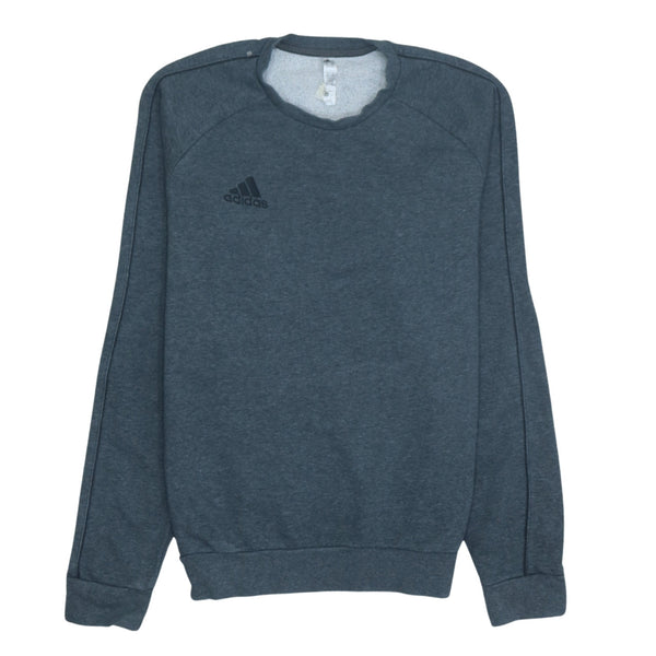 Adidas Grey Heavyweight 90's Crew Neck Sweatshirt, Men's XSmall Vintage