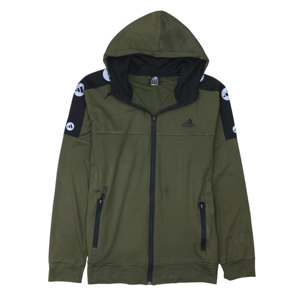 Adidas 90's Lightweight Full Zip Up Hoodie XXLarge (2XL) Green