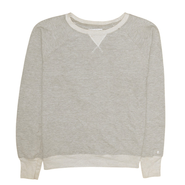 Champion Vintage 90's Heavyweight Grey Sweatshirt, Men's Small, Crew Neck