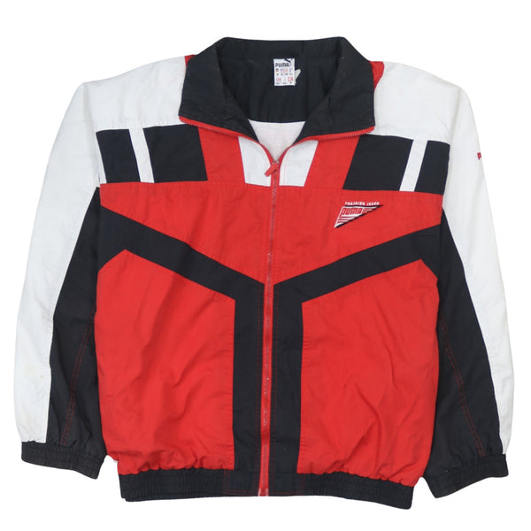 Puma 90's Lightweight Full Zip Up Windbreaker XLarge Black