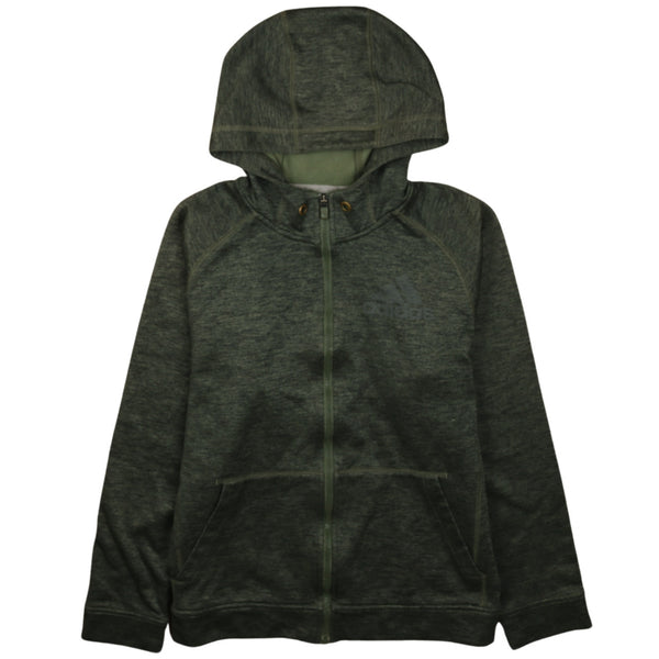 Adidas 90s Green Men's Small Vintage Full Zip Hoodie Retro Style