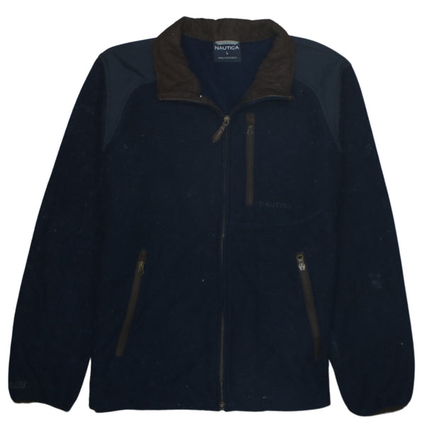 Nautica   Fleece Jumper Large Navy Blue