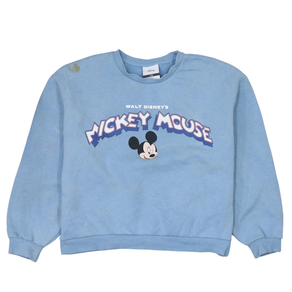 Disney Vintage 90's Mickey Mouse Crew Neck Sweatshirt Men's XLarge Blue
