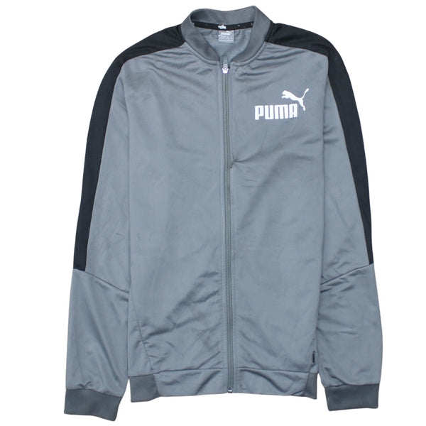 Puma 90's Lightweight Full Zip Up Sweatshirt XXLarge (2XL) Grey
