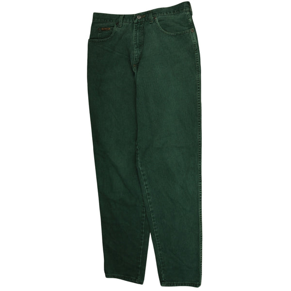 Wrangler 90's Straight Leg Baggy Trousers / Pants 34 Burgundy Red