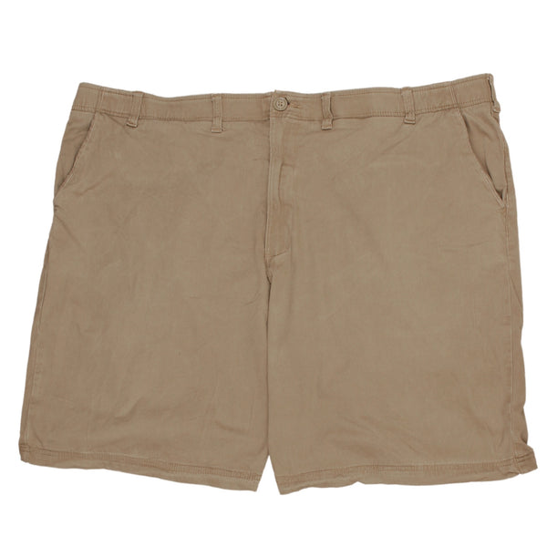 Vintage Lee Men's 90s Baggy Tan Brown Chino Shorts Size 50 Classic Fit
