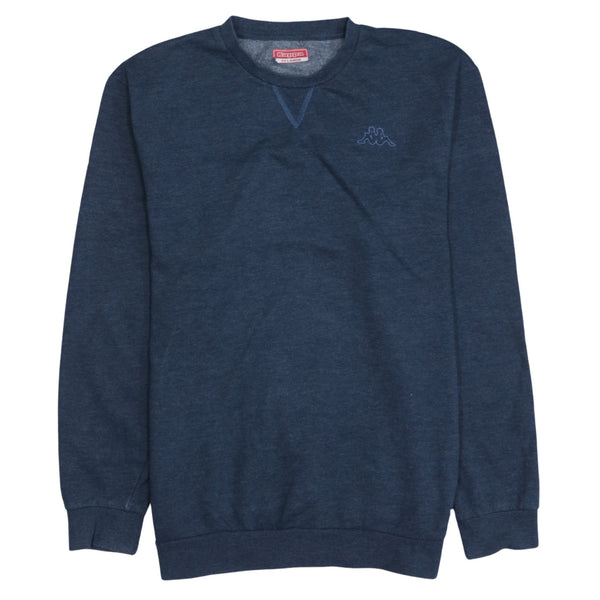 Kappa 90's Lightweight Crew Neck Sweatshirt XXLarge (2XL) Navy Blue