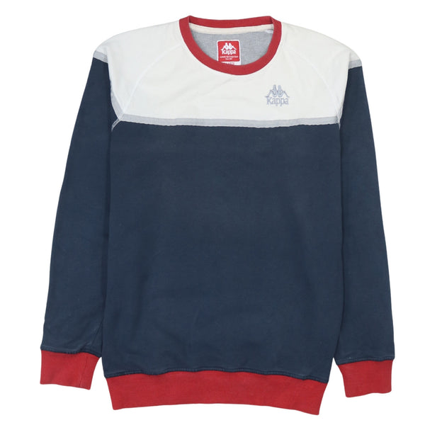 Vintage Kappa 90's Navy Blue Crew Neck Sweatshirt XL Lightweight