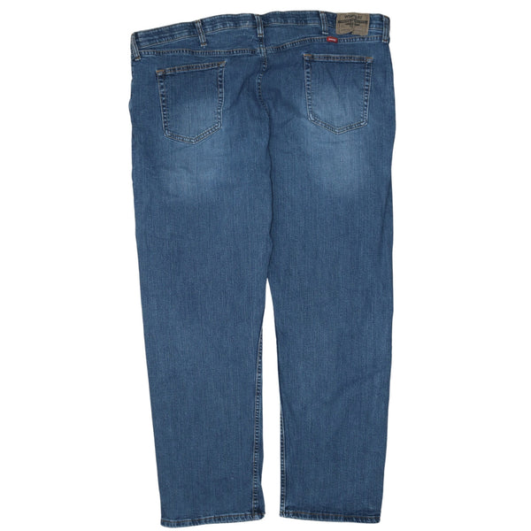Wrangler 90's Men's Lightwash Blue Straight Leg Baggy Trousers 46