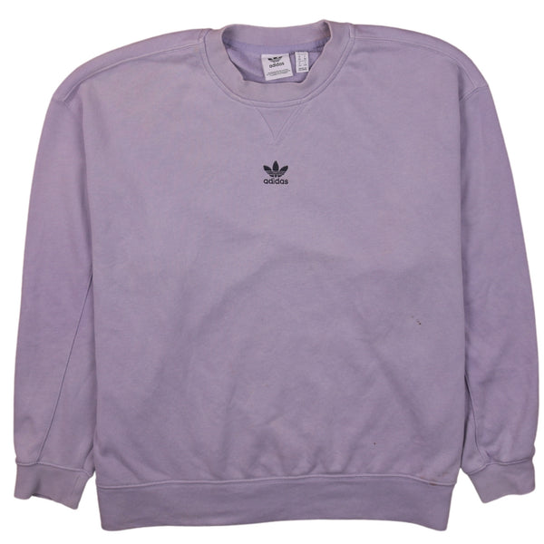 Adidas Vintage 90's Heavyweight Crew Neck Sweatshirt XXXLarge Purple