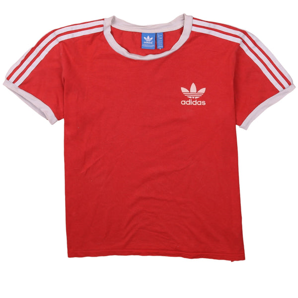 Adidas 90's Short Sleeves Crew Neck T Shirt XLarge  Red