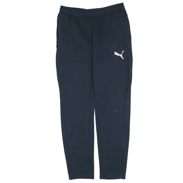 Puma 90's Men's Medium Black Joggers Sweatpants with Elasticated Waistband and Drawstrings